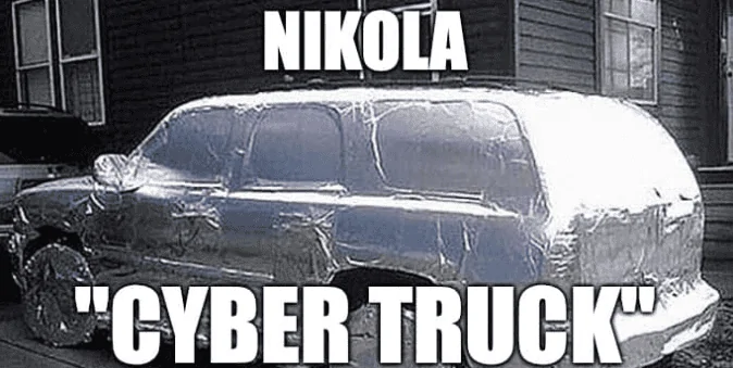 Tesla Cybertruck Nikola partners with GM nikola cyber trk
