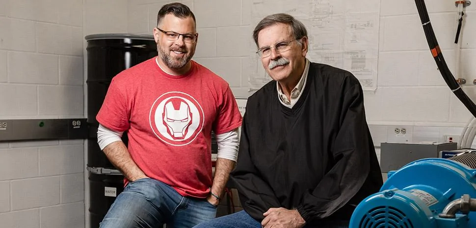 Tesla Cybertruck Fort Worth startup Linear Labs raises $6 million to help it build a better motor Brad-and-Fred-Hunstable03_970_Linear-Labs