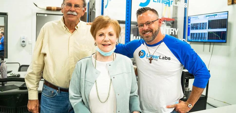 Tesla Cybertruck Fort Worth startup Linear Labs raises $6 million to help it build a better motor resentative-Kay-Granger_CEO-Brad-Hunstable-970x464