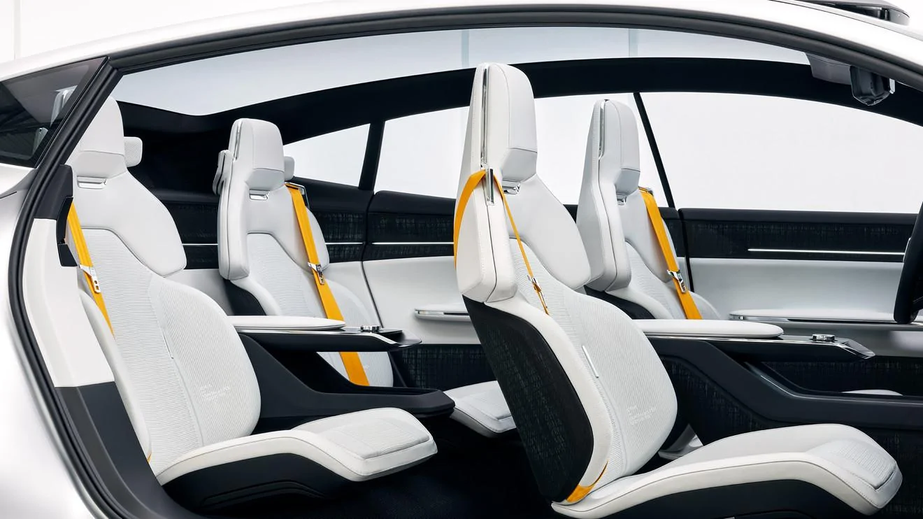 Tesla Cybertruck New Tesla rival Polestar loads up on digital technology and sustainable materials Seats