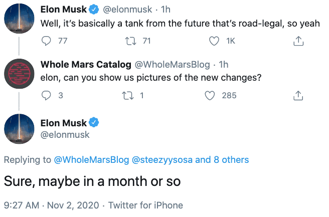 Tesla Cybertruck "Wolverine Cybertruck" 1604274425971