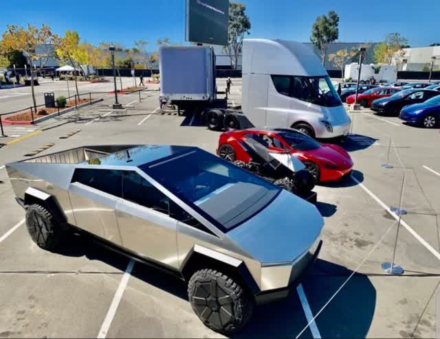 Tesla Cybertruck Tesla Just Put The Accelerator Down On The EV And Battery Boom 37628986-1602055756626915