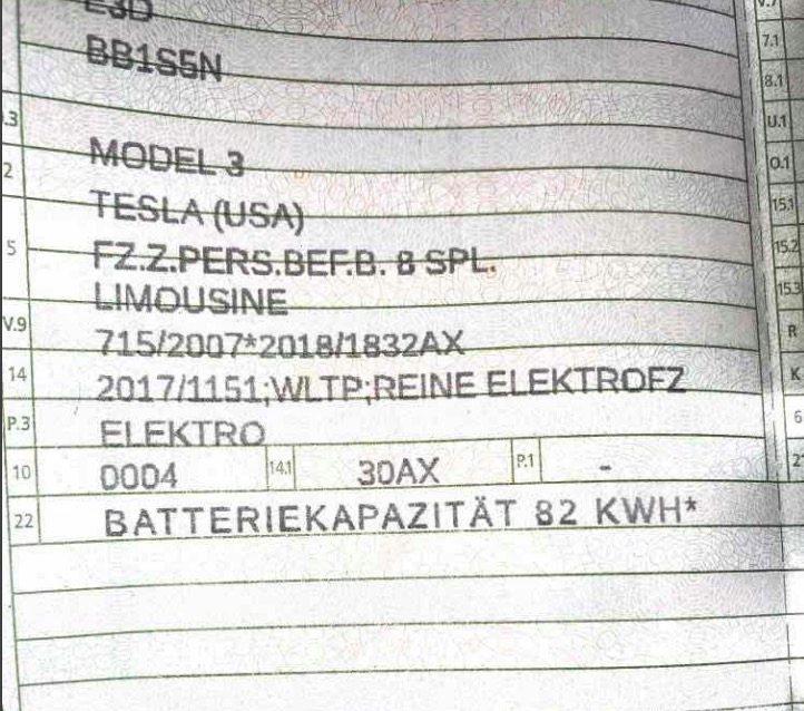 Tesla Cybertruck Tesla Confirms New 82 kWh Battery Pack Tesla-Model-3-2021-82-kWh