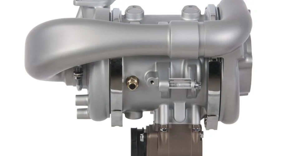 Tesla Cybertruck A Turbocharged Hydrogen Fuel Cell Honeywell_TwoStage_Electric_Compressor_V475324-930x500