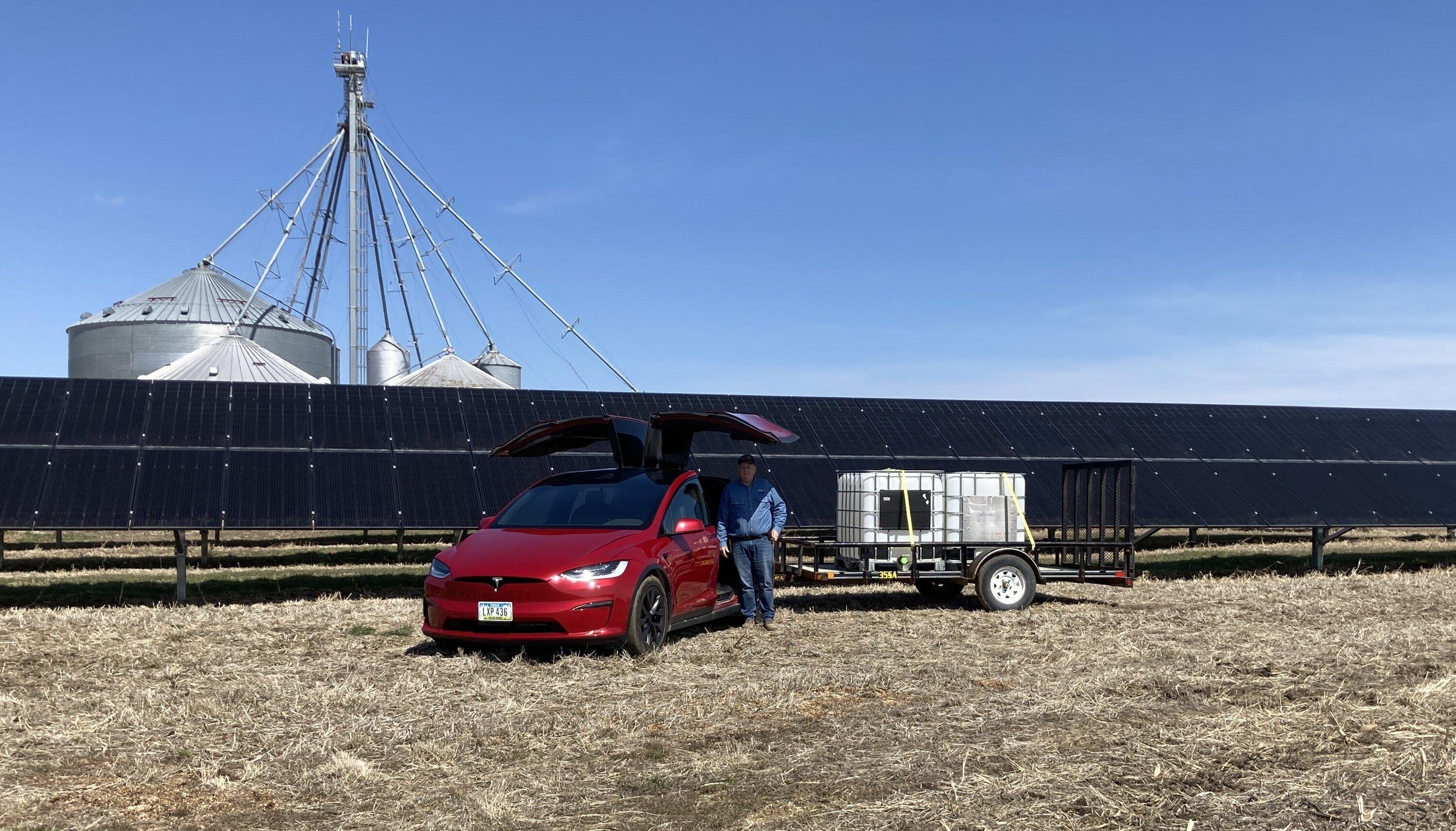 Tesla Cybertruck 🍻 CyberBeer + CyberStein Limited Edition Set Giveaway! [Enter Here] Tesla and solar array.JPG