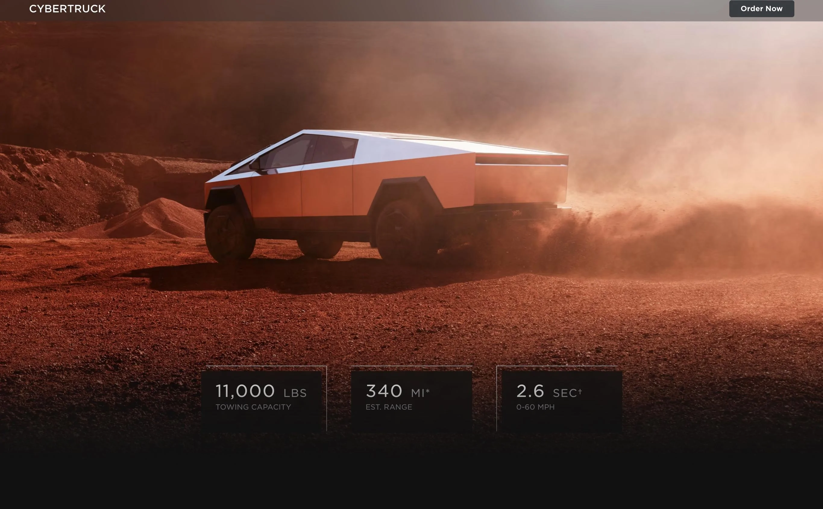 Tesla Cybertruck Cybertruck webpage back up - 340 miles range - pricing too IMG_4248