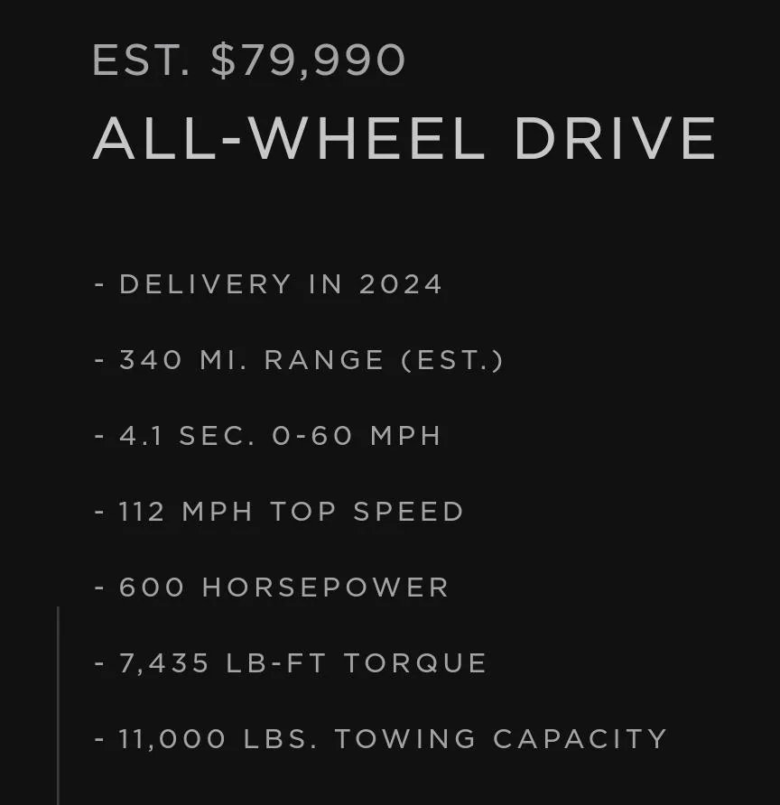 Tesla Cybertruck Cybertruck Range Guess Screenshot_20231130_131203_Brav