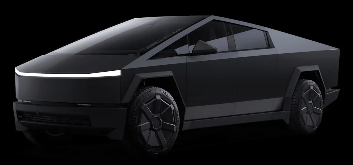 Tesla Cybertruck Cybertruck factory color wrap in WHITE or BLACK will cost $6,500. Satin stealth clear wrap costs $5K Cybertruck Black Wrap Factory Wra