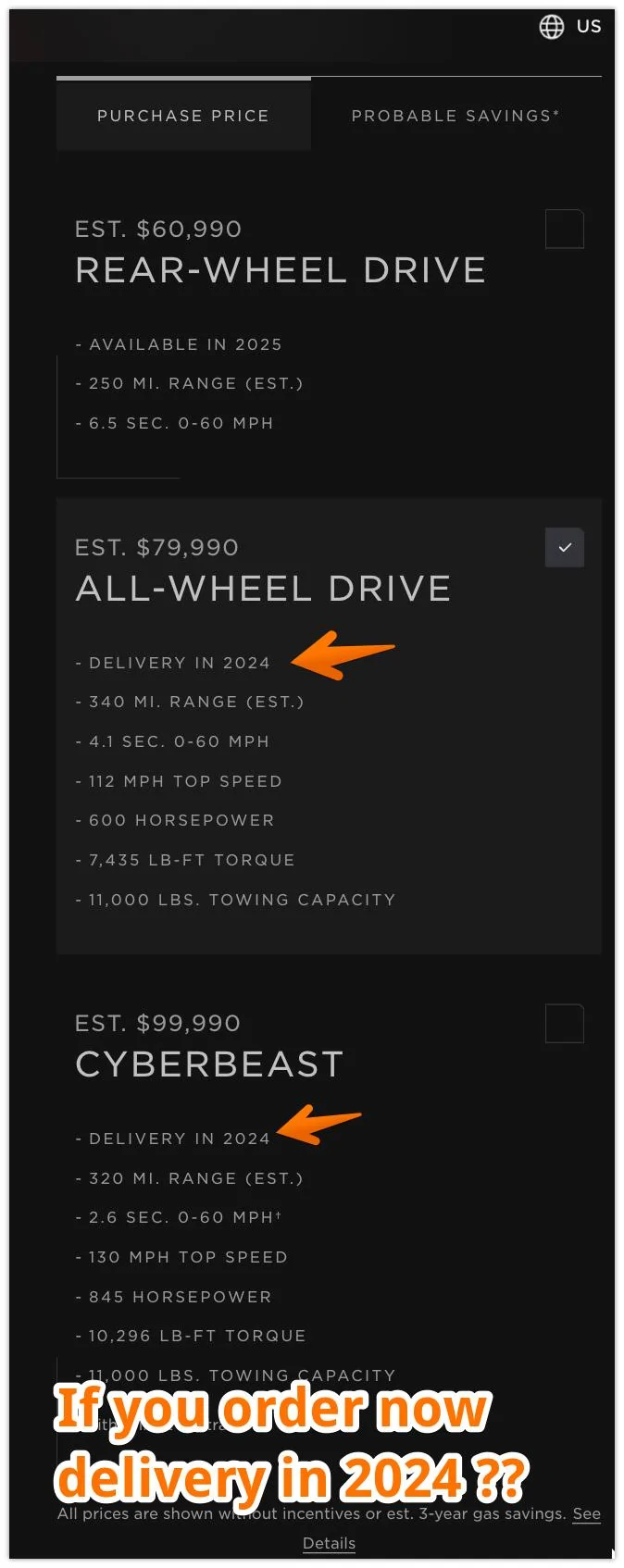 Tesla Cybertruck OFFICIAL 2024 Cybertruck Pricing, Specs, Mileage/Range, Dimensions, Weight, Info 2024 delvery