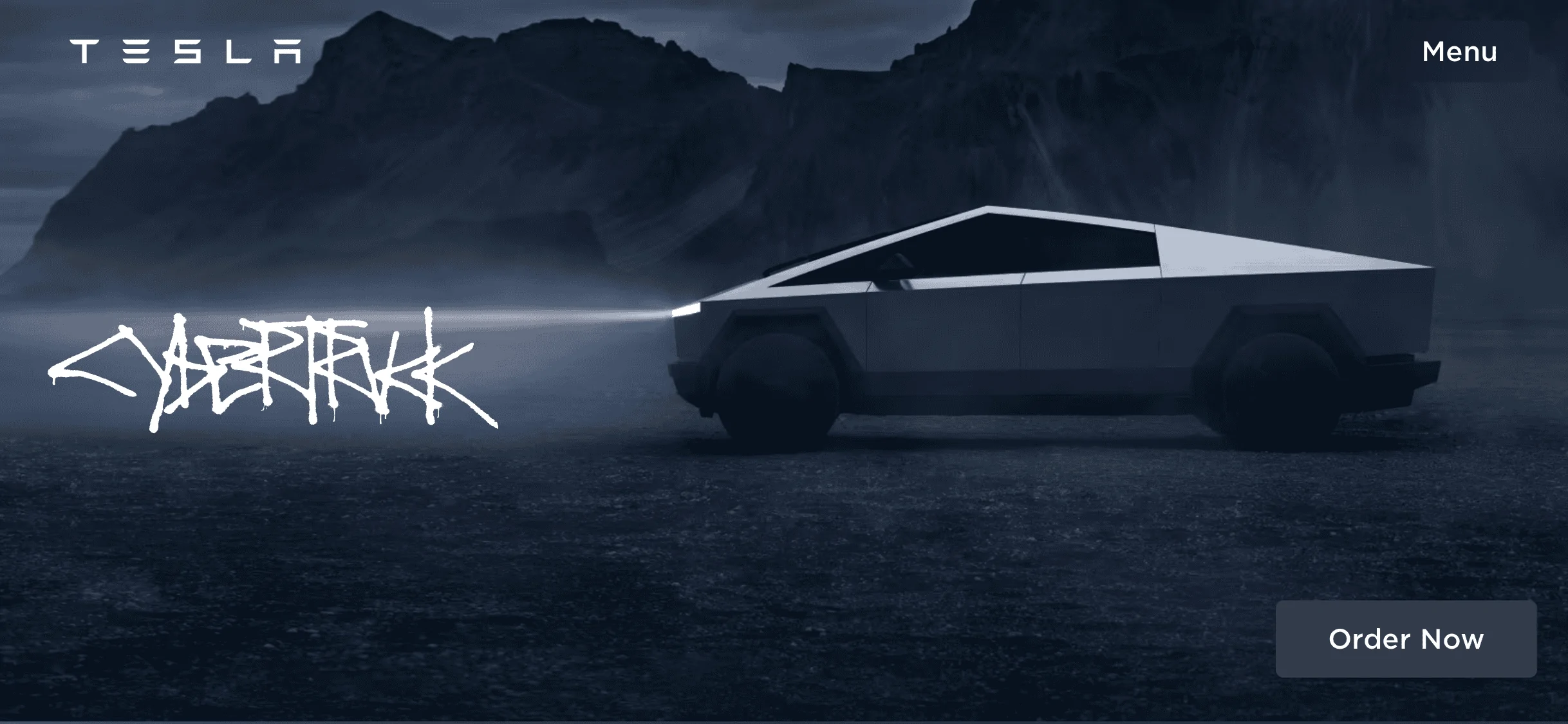 Tesla Cybertruck Cybertruck Main Page Easter Egg IMG_5729