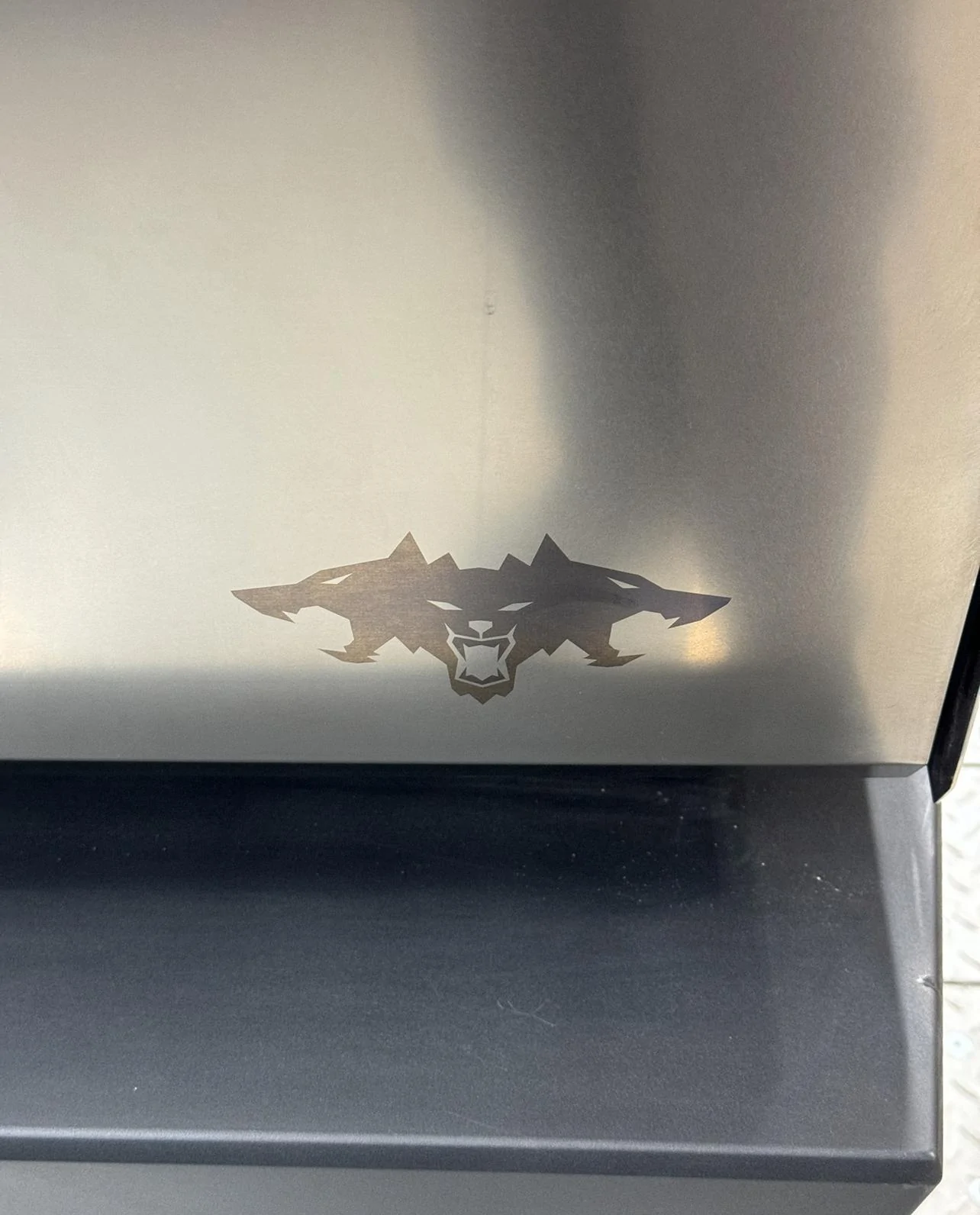 Tesla Cybertruck Cyberbeast logo and Foundation Series graphics on today's delivered Cybertrucks 32B87705-6D53-4FA5-9270-79CFC8681ECF