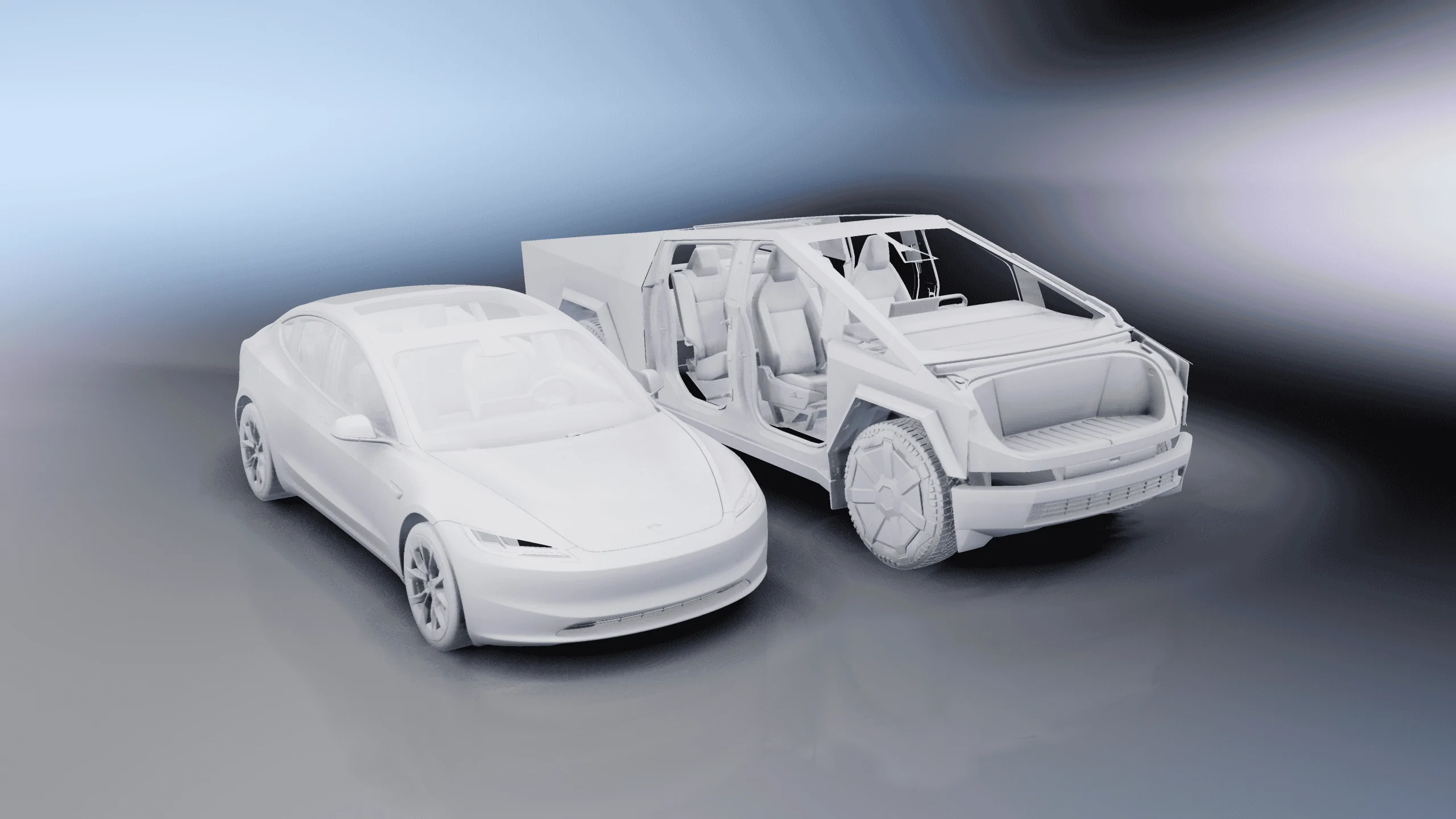 Tesla Cybertruck Tesla Cybertruck for Assetto Corsa (Nurburgring Test) __custom_showroom_1701538248