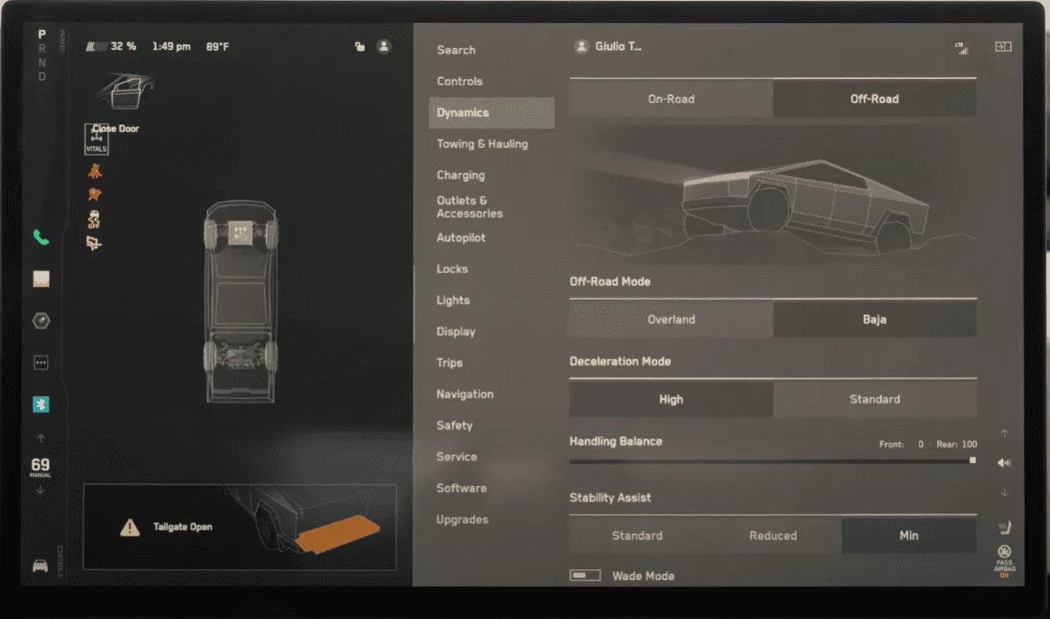 Tesla Cybertruck Towing & Hauling / Dynamics menu content? And how good is the stereo? 1701587535219