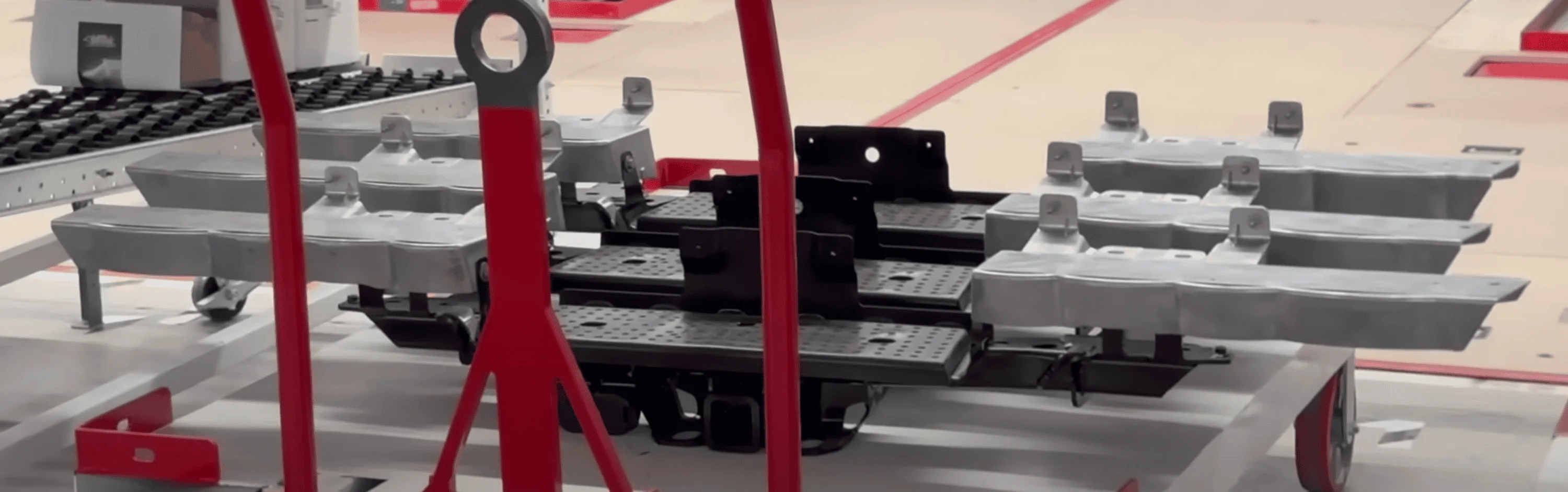 Tesla Cybertruck Out of Spec's factory tour video shows lots of Cybertruck details under the hood Ct Tow Hitch Fram