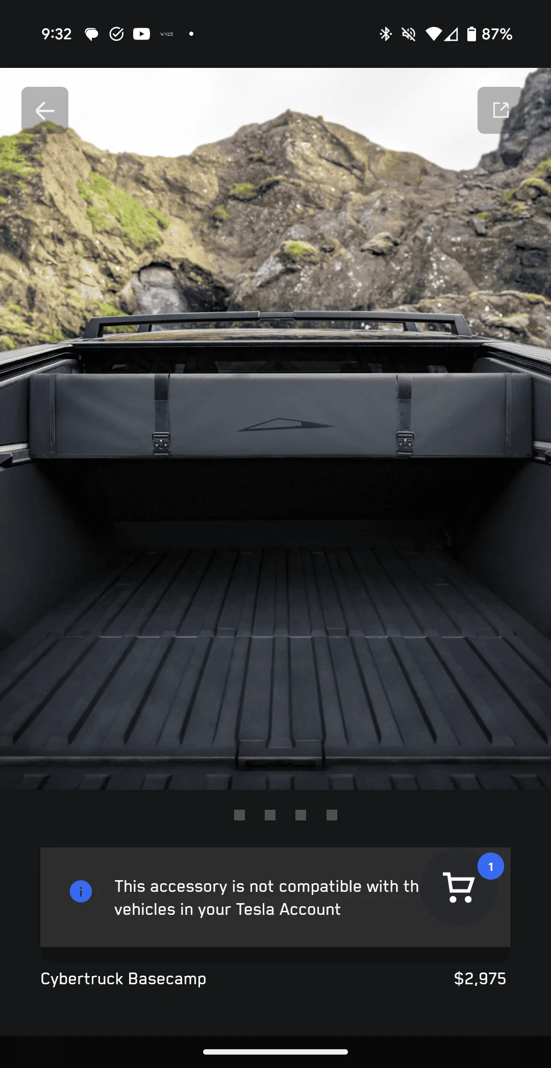 Tesla Cybertruck Cybertent (BaseCamp Tent) info/specs/pics from Cybertruck Accessories Engineer ⛺️ Screenshot_20231203-093203