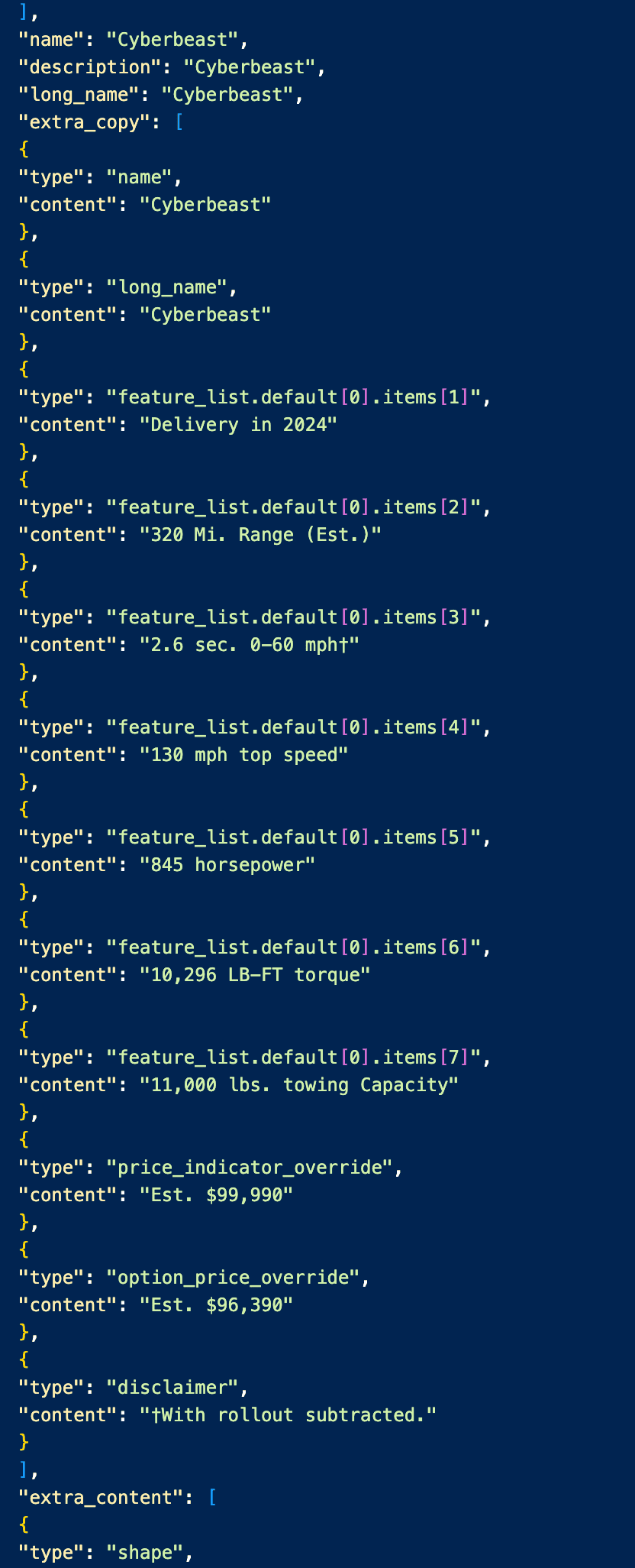 Tesla Cybertruck Site code exploration: (Interior options?) + Wireless charging 1701732883650