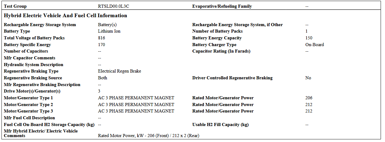 Tesla Cybertruck Heat pump, battery size, Class 2b division (light-duty pickup) classification confirmed in EPA Cybertruck documents 1701734953190