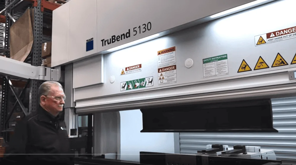 Tesla Cybertruck Machines used to Bend Cybertruck stainless steel - Trumpf TruBend machines 1701844132528