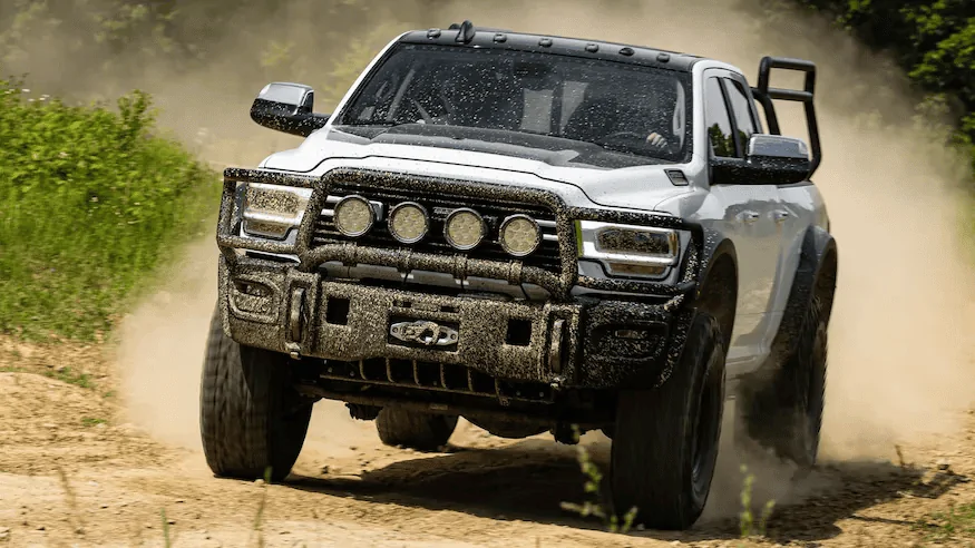 Tesla Cybertruck Cyberbeast vs AEV Prospector XL 1701877600486