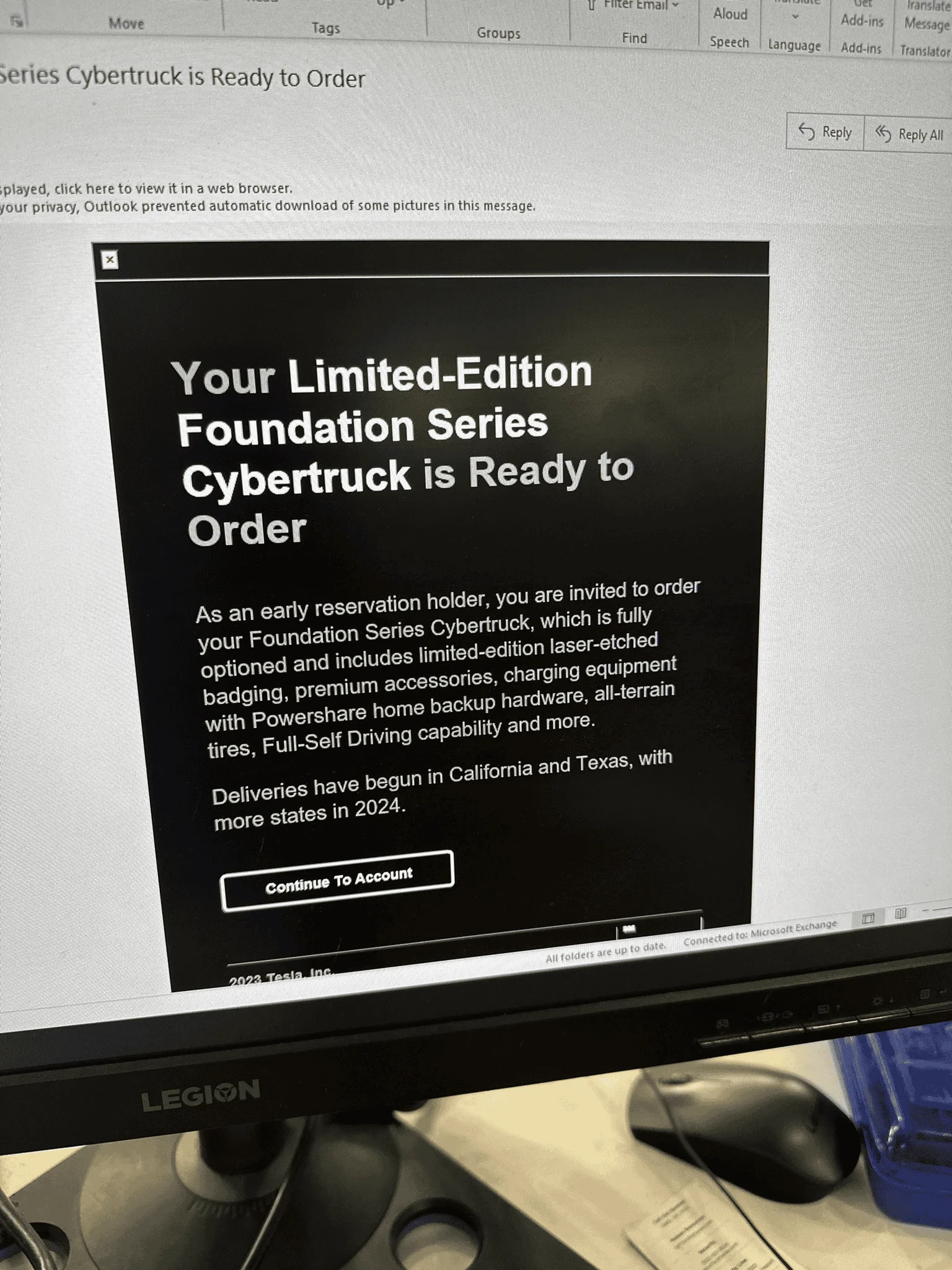 Tesla Cybertruck Foundation Series Cybertruck ordering begins! $120K / 1,000 Limited Edition 1701880041458
