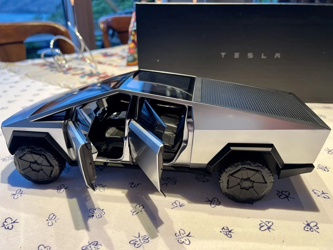Tesla Cybertruck New Diecast Cybertruck in Tesla Shop Cybertruck Model 120623