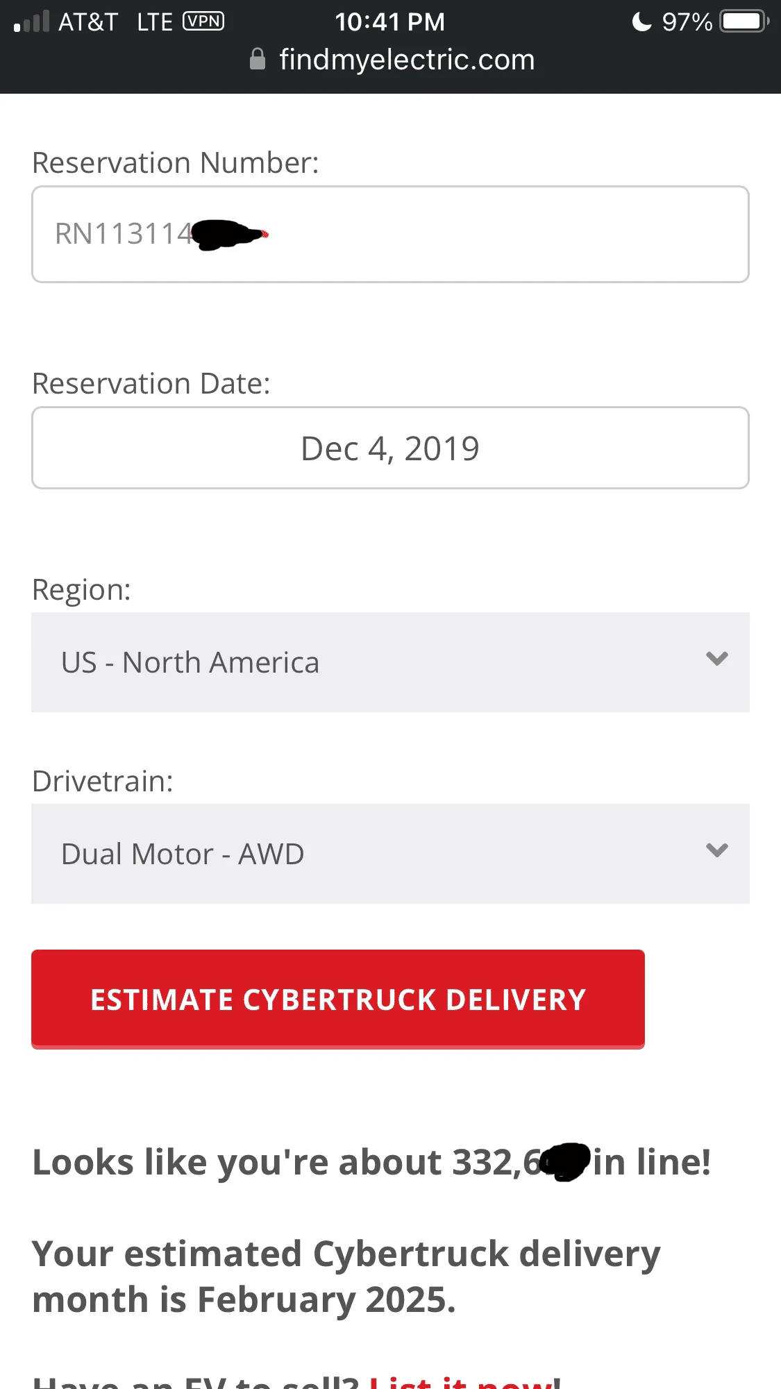 Tesla Cybertruck Where are you on the reservation list? IMG_5915