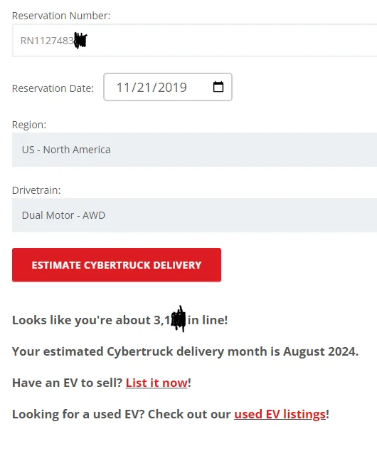 Tesla Cybertruck Where are you on the reservation list? 1701921449232