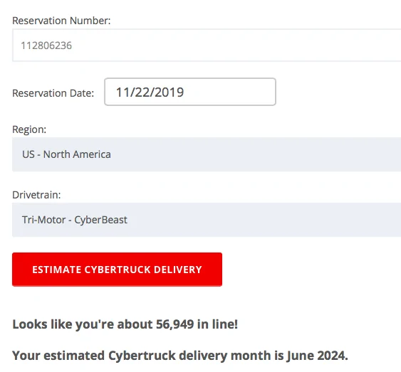 Tesla Cybertruck Where are you on the reservation list? Screen Shot 2023-12-06 at 11.07.02 PM