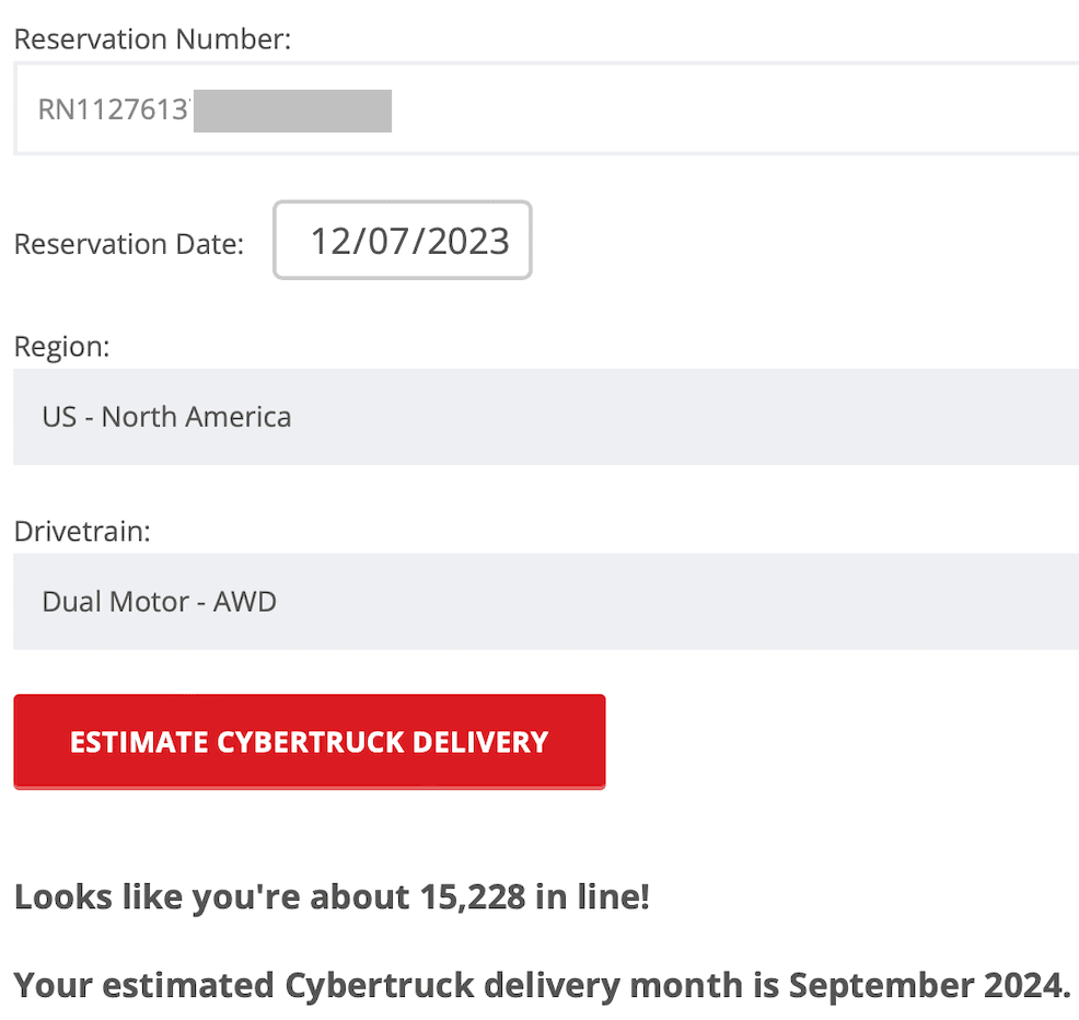 Tesla Cybertruck Where are you on the reservation list? 1701935949743