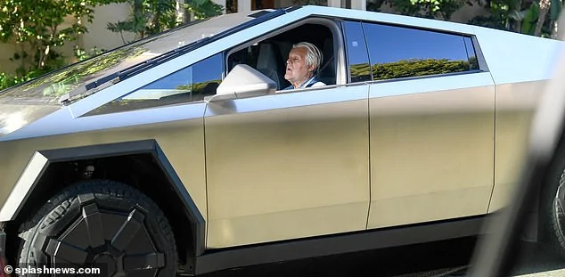 Tesla Cybertruck Jay Leno spotted driving Cybertruck VIN #5 ... says it's "Incredible" gaxi-nhxqaaolzj-jpeg