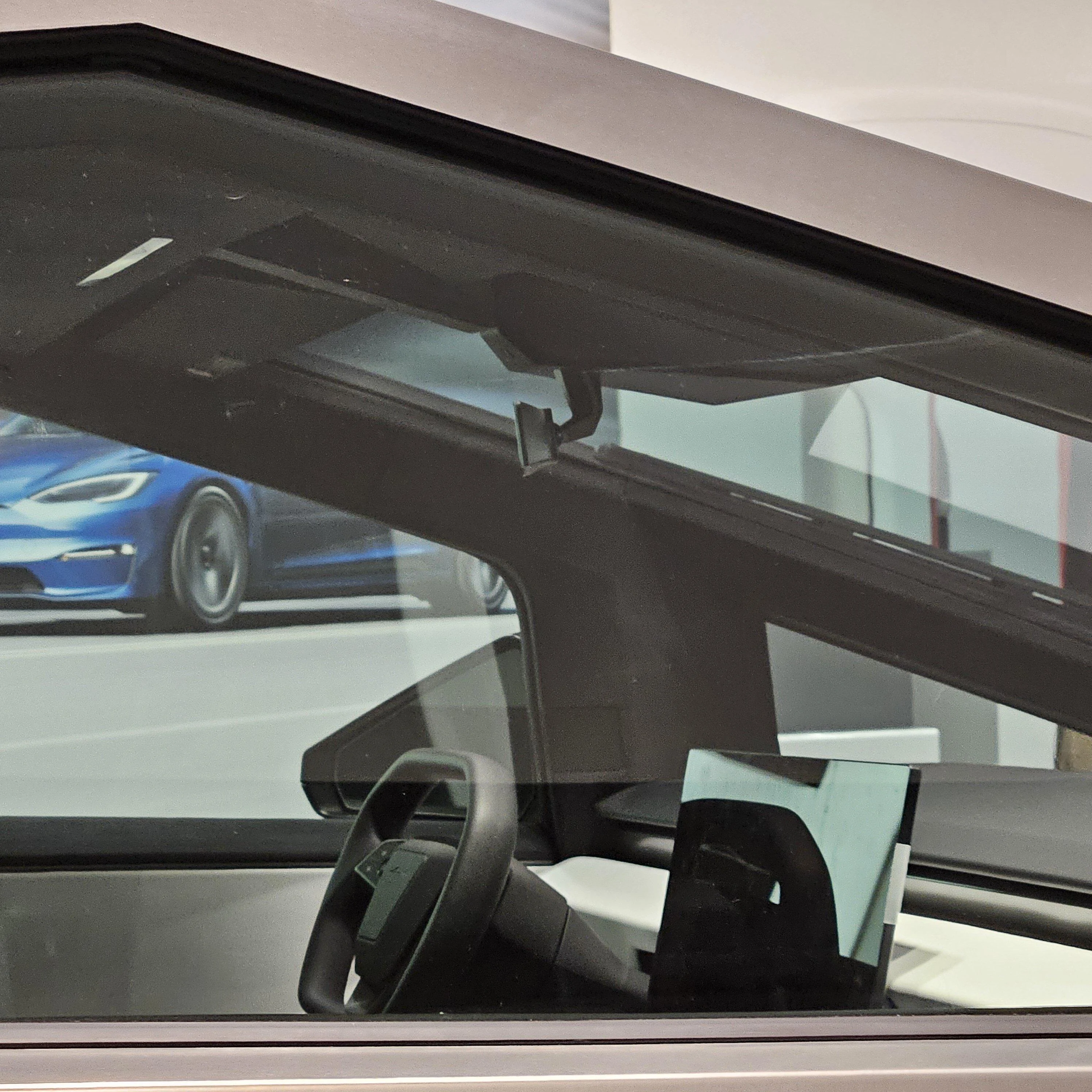 Tesla Cybertruck Making the pilgrimage to San Jose showroom Cybertruck. Any requests? 20231207_134341