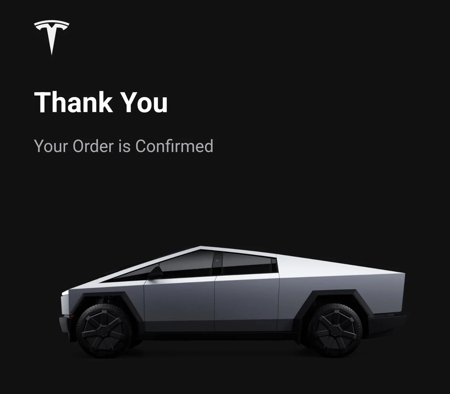 Tesla Cybertruck Just Ordered My Foundation Series Allocation! Post Your Invitations / Order Confirmations! 🙌 Screenshot_20231208_204215_Gmail