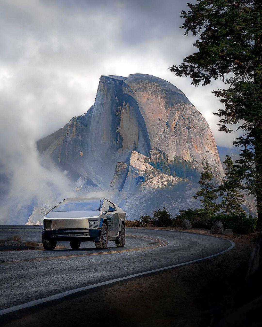 Tesla Cybertruck Stunning photography of Cybertruck @ Yosemite 📸 Snapinsta.app_409099520_18405448483000001_8834412112375529687_n_1080