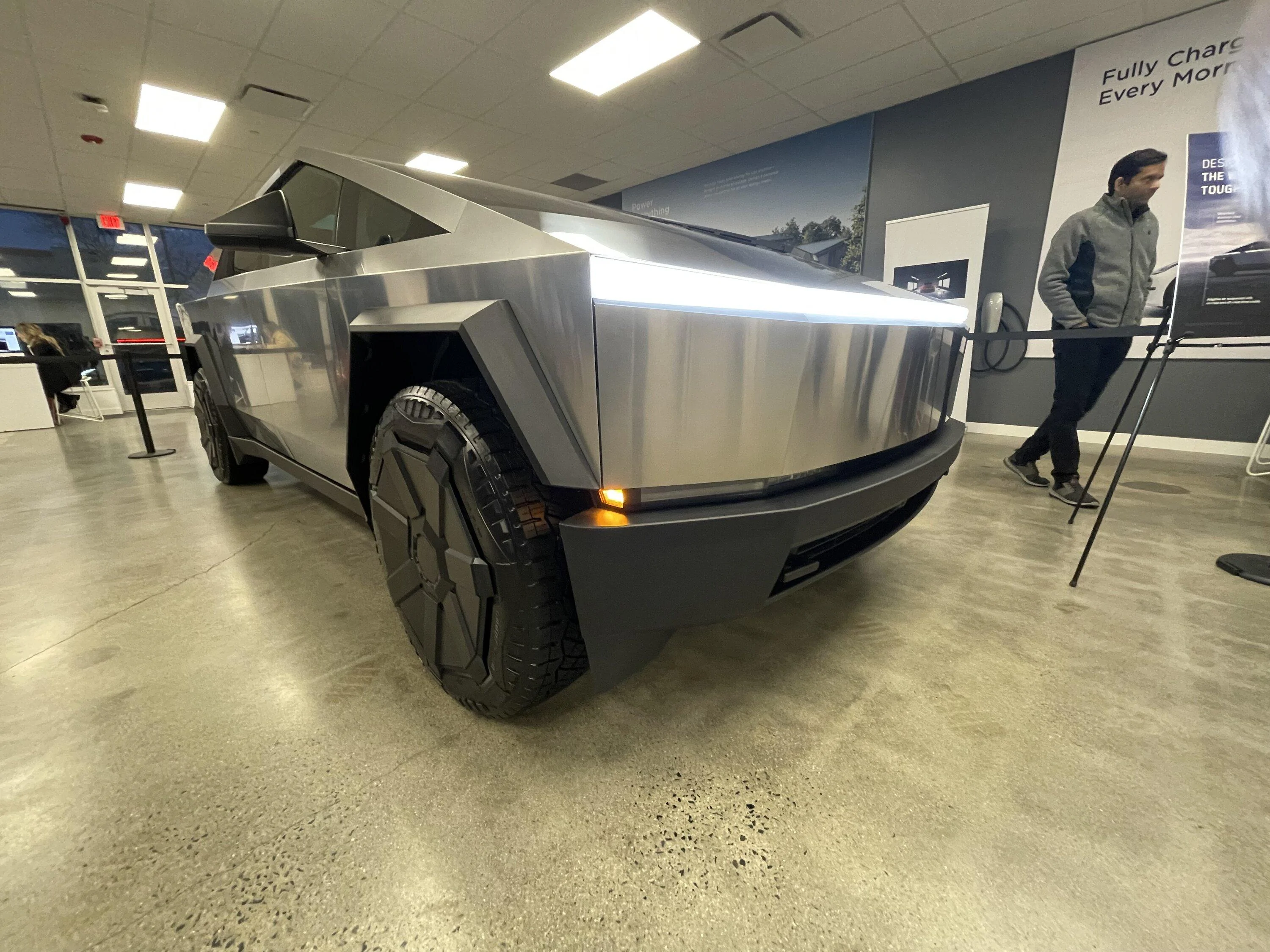 Tesla Cybertruck MA showroom Cybertruck -- my photos & impressions IMG_1149