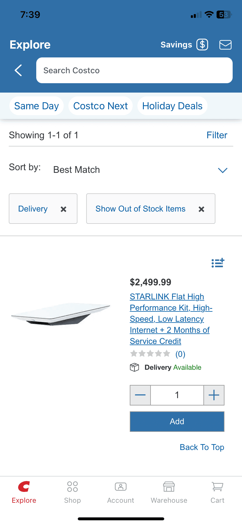 Tesla Cybertruck STARLINK kit is now available at Costco online IMG_2057