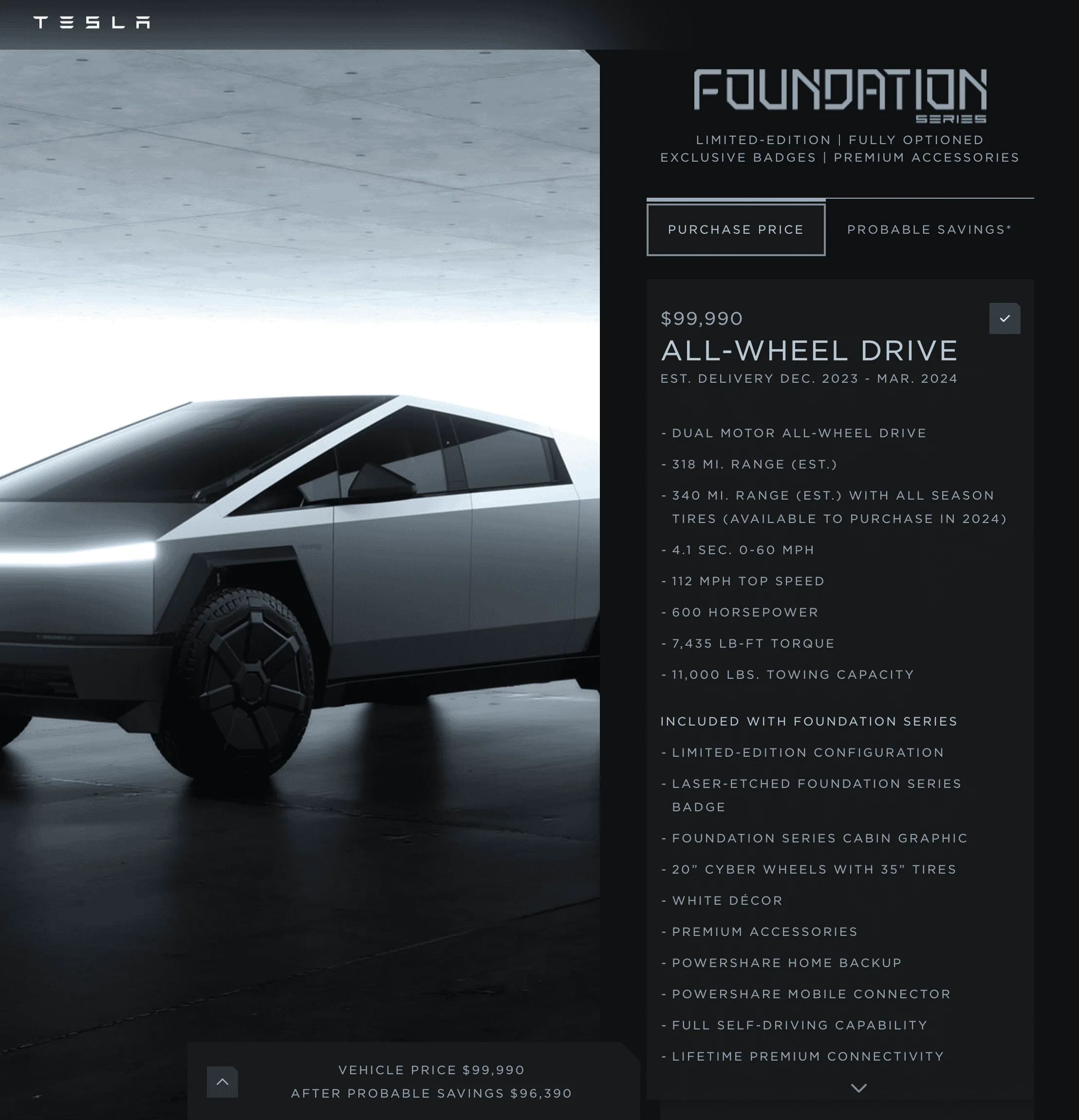 Tesla Cybertruck Got the order invitation email / Hard choice Screen Shot 2023-12-12 at 6.46.11 AM