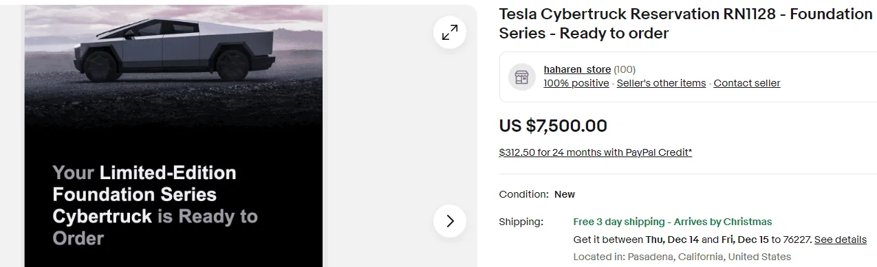 Tesla Cybertruck People are selling Founder Invites (Good or Bad) 1702399592601