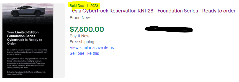 Tesla Cybertruck People are selling Founder Invites (Good or Bad) 1702399733644