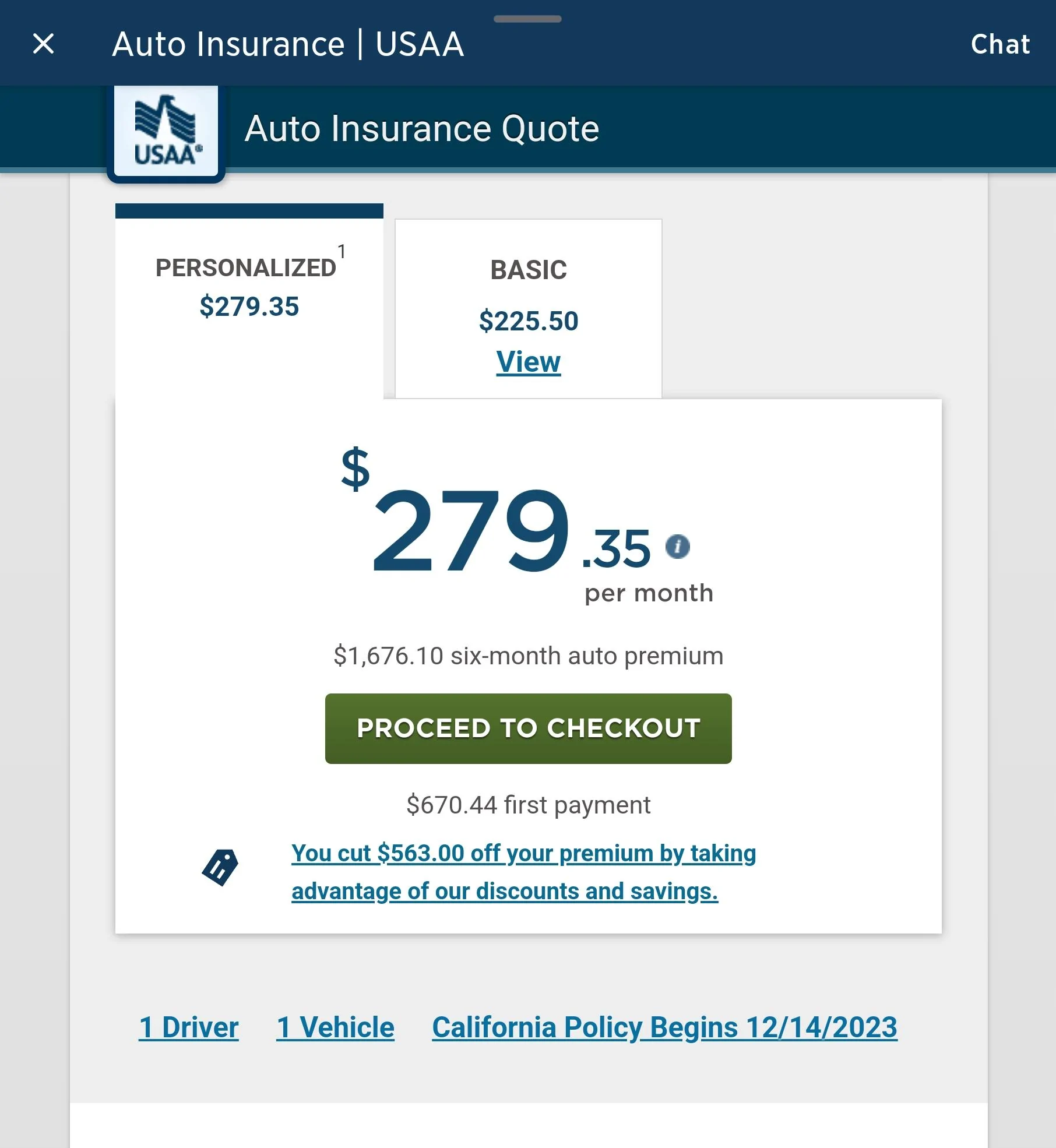 Tesla Cybertruck Insurance cost / quotes / premiums for Cybertruck -- what's yours? 💲 Screenshot_20231212_230502_USAA