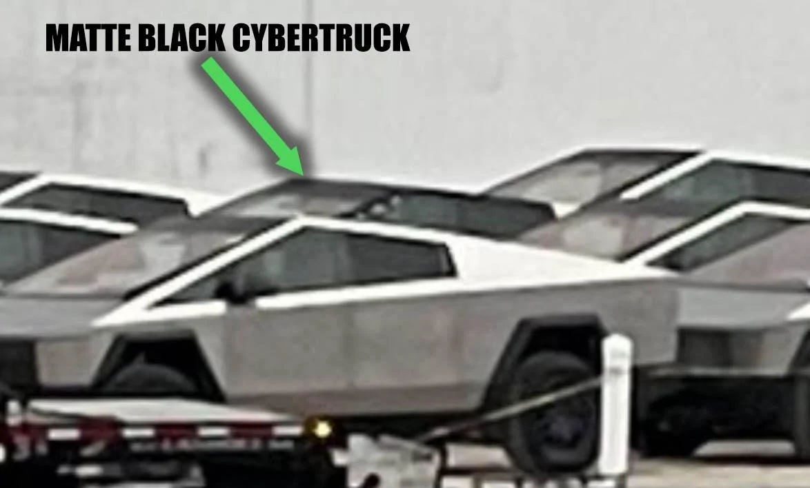 Tesla Cybertruck 24 Cybertrucks (+ Matte Black) Completed & Sitting at Giga Texas! 📸 [12/13/23] MATTEBLACKCYBERTRUCK