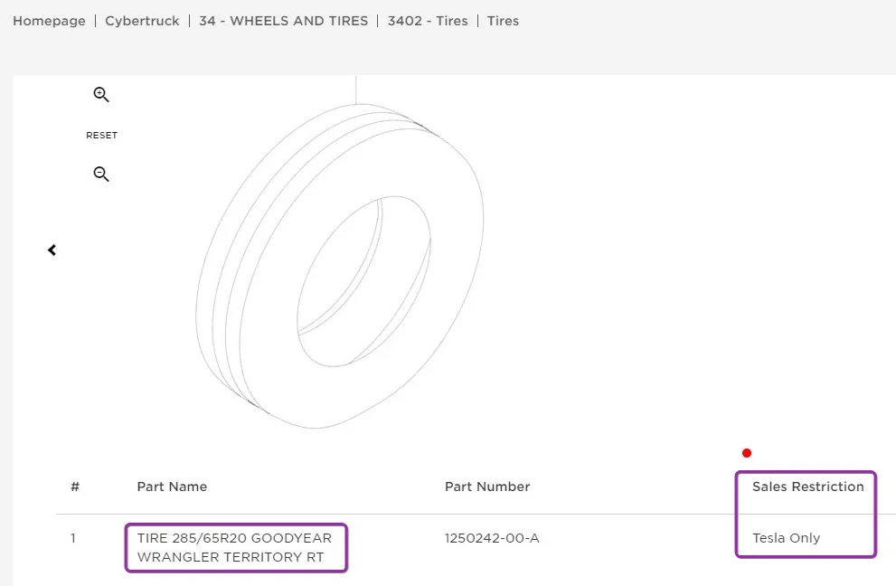 Tesla Cybertruck 35" Goodyear Wrangler Territory RT All-Terrain AT Tires Info (Pricing, Specs, Photos) Oeju2R5