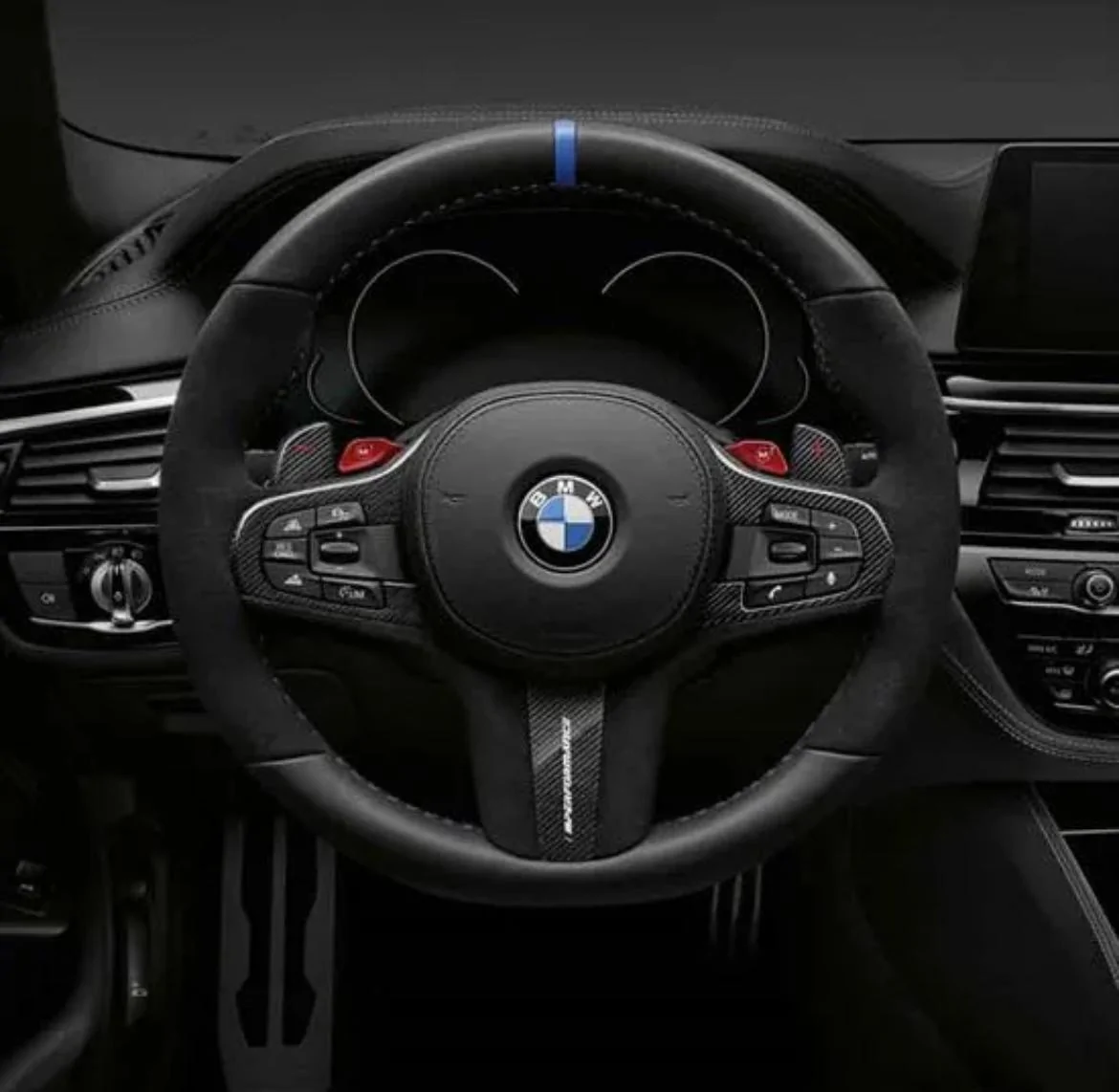 Tesla Cybertruck Sueded steering wheel discovered! Will be option for top two Cybertruck trims IMG_9107
