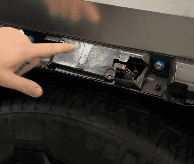 Tesla Cybertruck Fender Flares remove easily from Cybertruck (video) & satin black wrap installed Screenshot 2023-12-14 at 4.40.35 PM