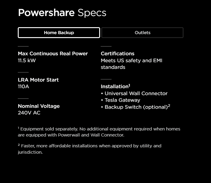 Tesla Cybertruck For those of us with solar (non-Tesla) and no powerwall, how do we take advantage of Powershare? 1702592997271