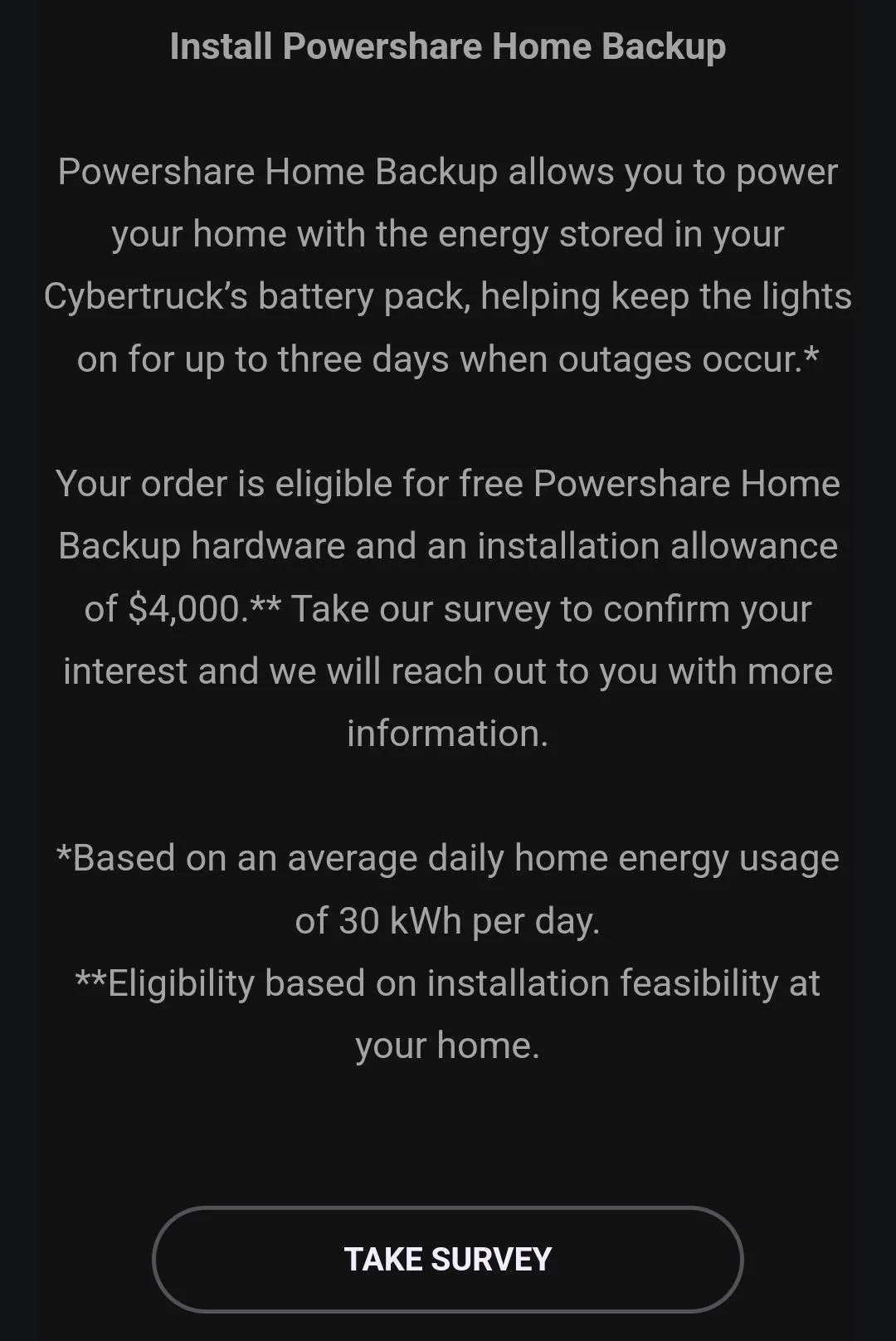 Tesla Cybertruck Cybertruck ordering (not reservations) available in Tesla app now 📲 Screenshot_20231215_150340_Gmail
