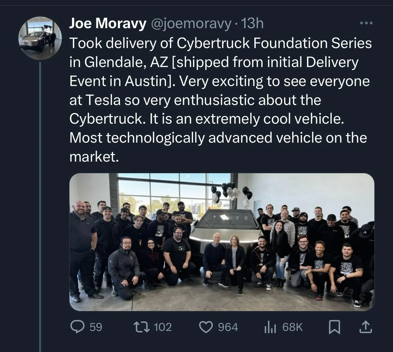Tesla Cybertruck 📊 Cybertruck SUBMITTED ORDERS Tracking List & Stats [Add Yours!] ED70AF57-391E-4AC3-A800-989C745122B0