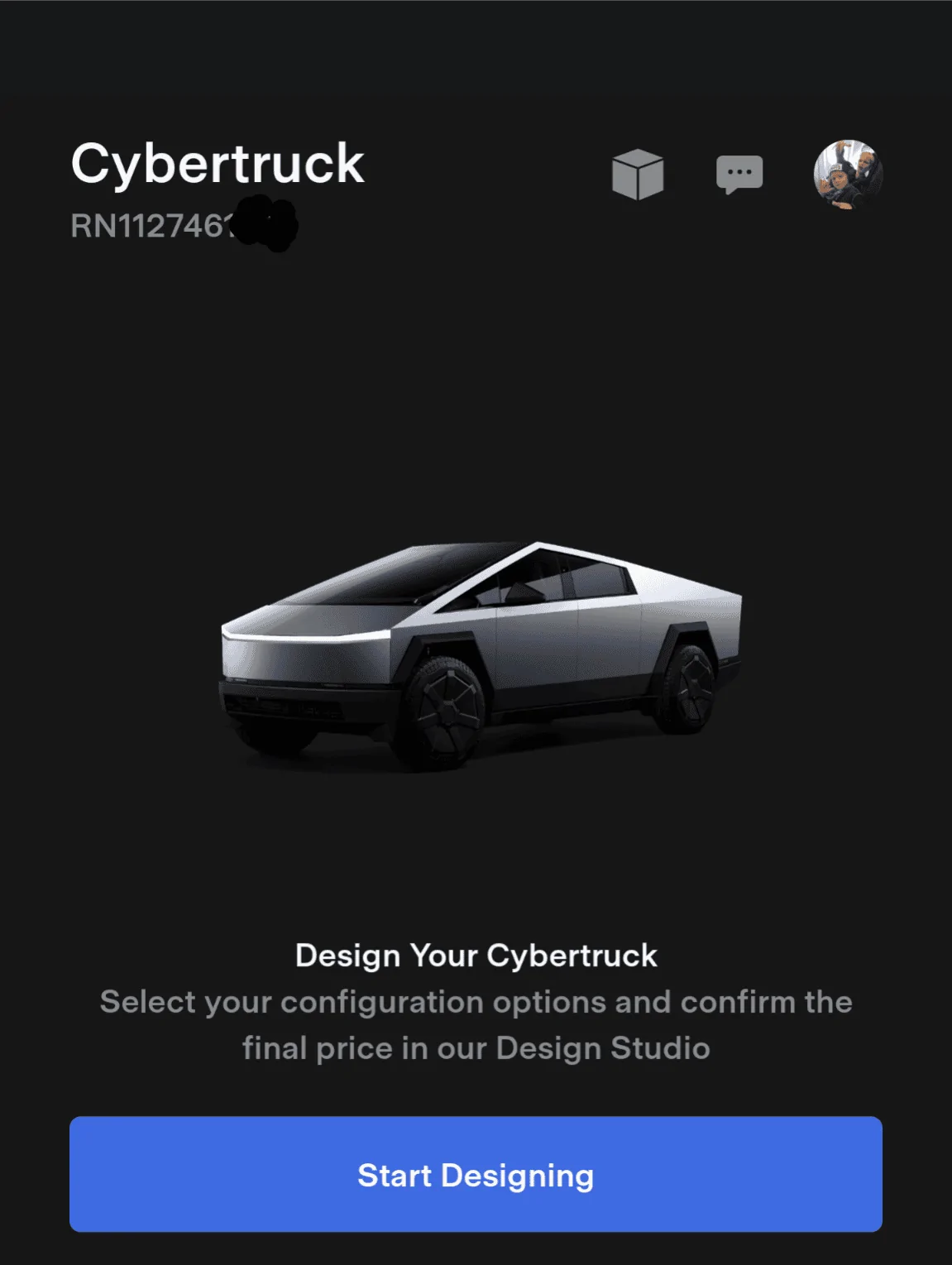 Tesla Cybertruck 2nd Wave of Order Invitations Arriving❗️CHECK YOUR APP or TESLA.COM ACCOUNT Screenshot_20231216-100359