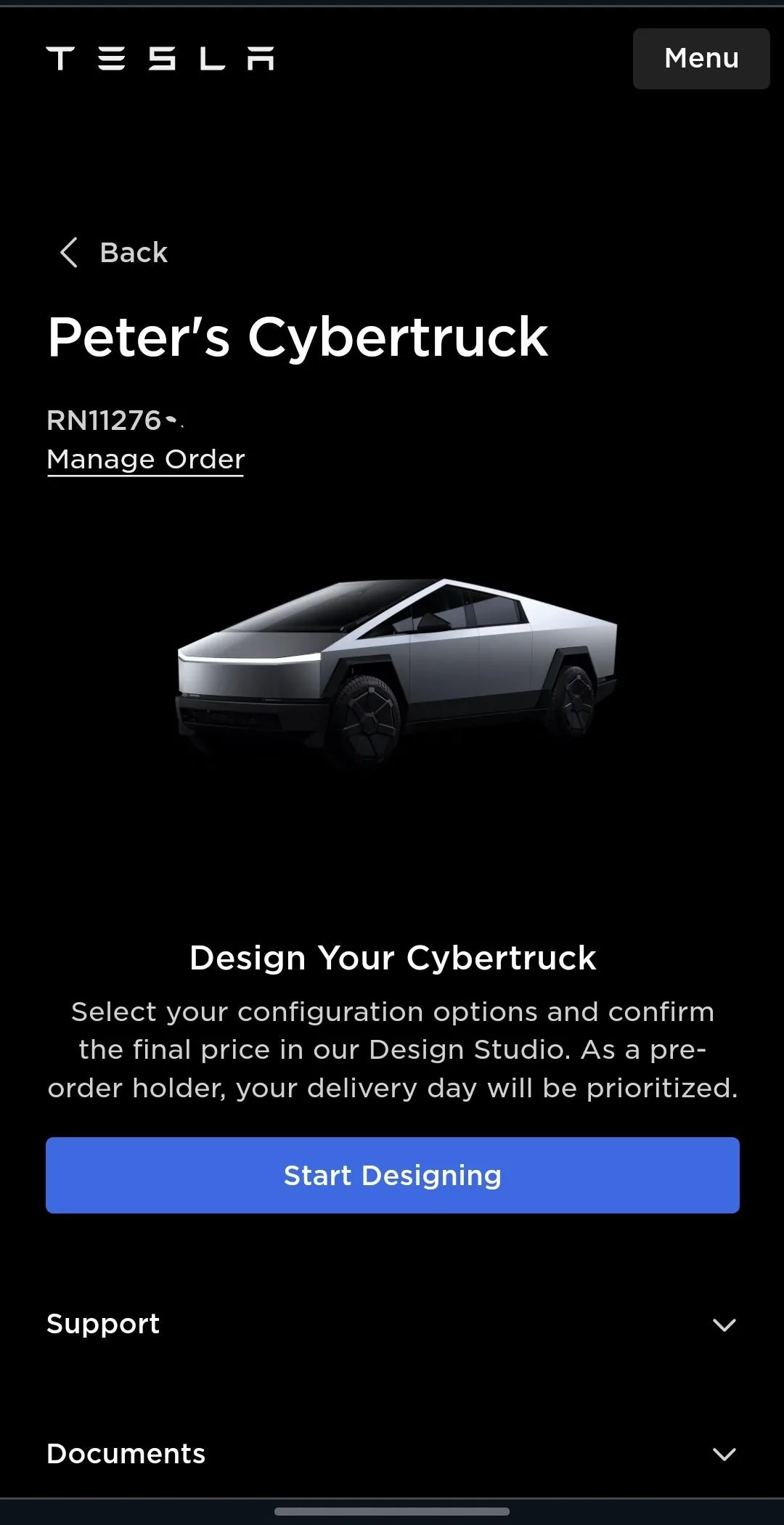 Tesla Cybertruck 2nd Wave of Order Invitations Arriving❗️CHECK YOUR APP or TESLA.COM ACCOUNT Screenshot_20231216_163317_Chrome~2