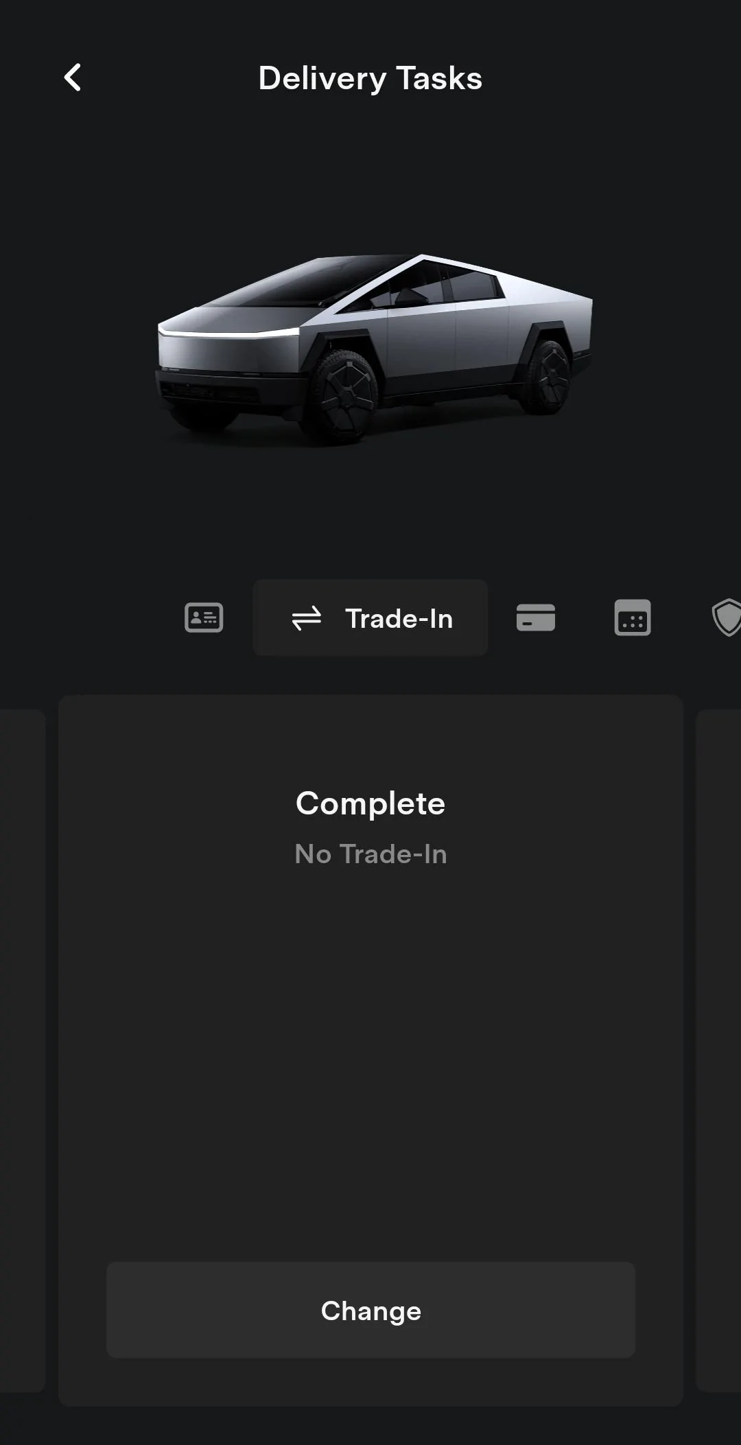 Tesla Cybertruck App Screenshots: once you've placed your Cybertruck order (not reservation) Screenshot_20231217_140747_Tesla