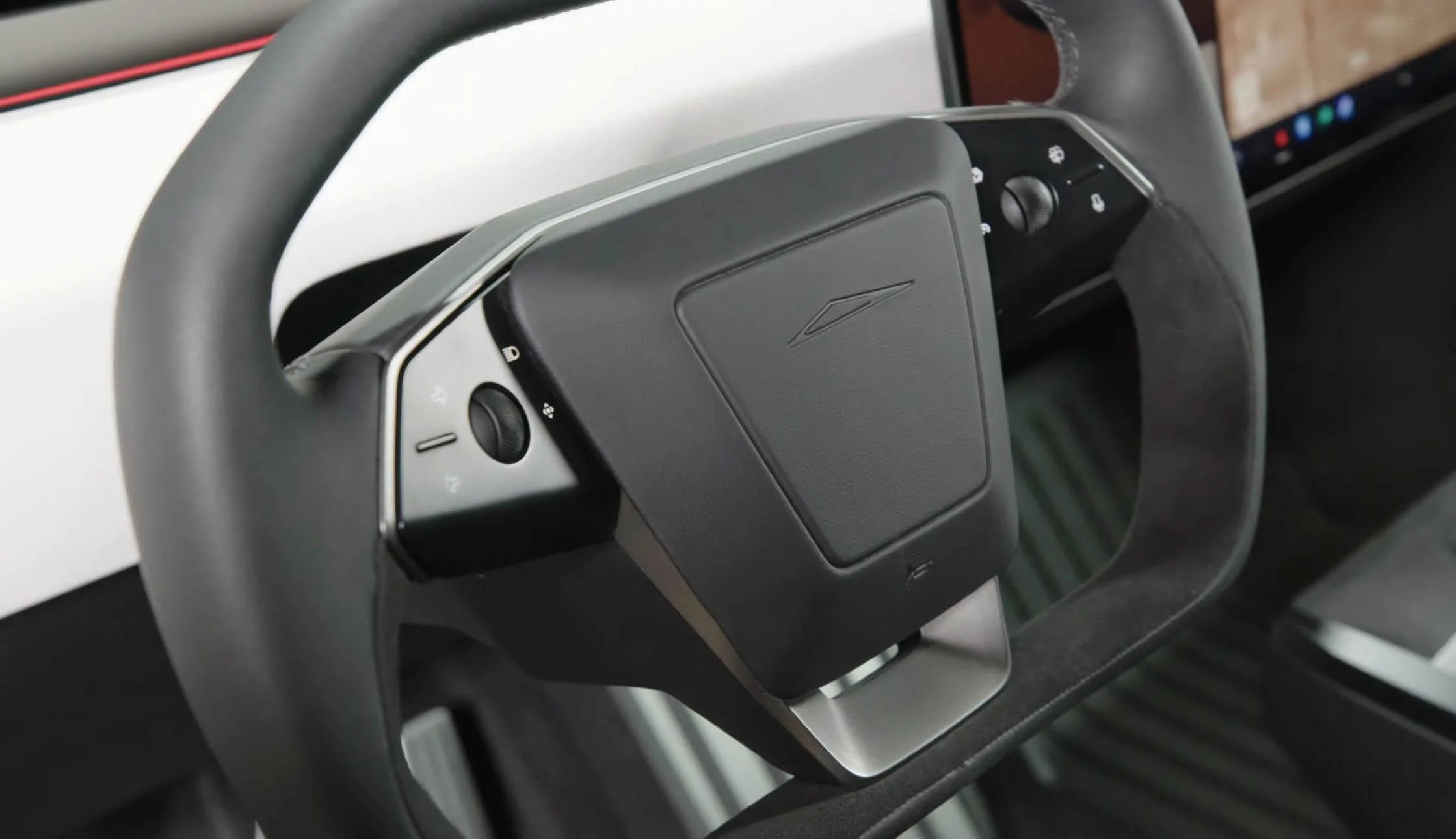 sueded steering wheel cybertruck.jpeg